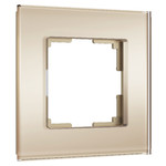 Рамка одинарная Werkel Senso (шампань, стекло soft-touch), Werkel