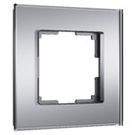 Рамка одинарная Werkel Senso (серебряный, стекло soft-touch), Werkel