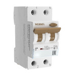 Дифференциальный автомат Werkel 1P+N 32 A 30 mА 6 kА C А, Werkel