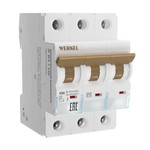 Автоматический выключатель Werkel 3P 32 A C 6 kА, Werkel