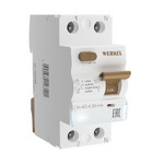 Устройство защитного отключения Werkel 1P+N 40 A 30 mА АС 6 kА, Werkel