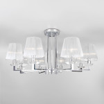 Умный потолочный светильник Eurosvet Alegria 60125/8 хром Smart, Eurosvet