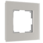 Рамка одинарная Werkel Senso (дымчатый, стекло soft-touch), Werkel