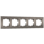 Рамка пятерная Werkel Slab бронза матовый, Werkel